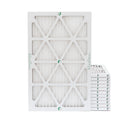12 Pack of 18x25x1  10 Pleated Air Filters by Glasfloss. Actual Size: 17-1/2 x 24-1/2 x 7/8