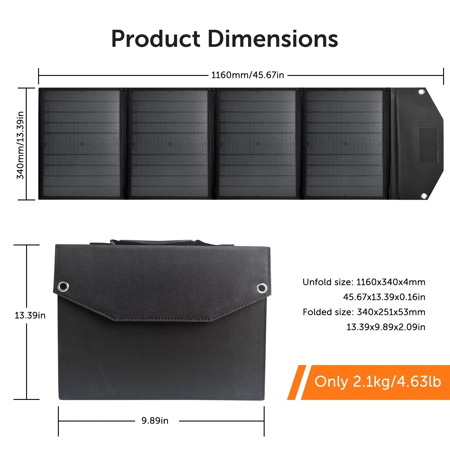 Alpha Digital  Folding Solar Panel Charger