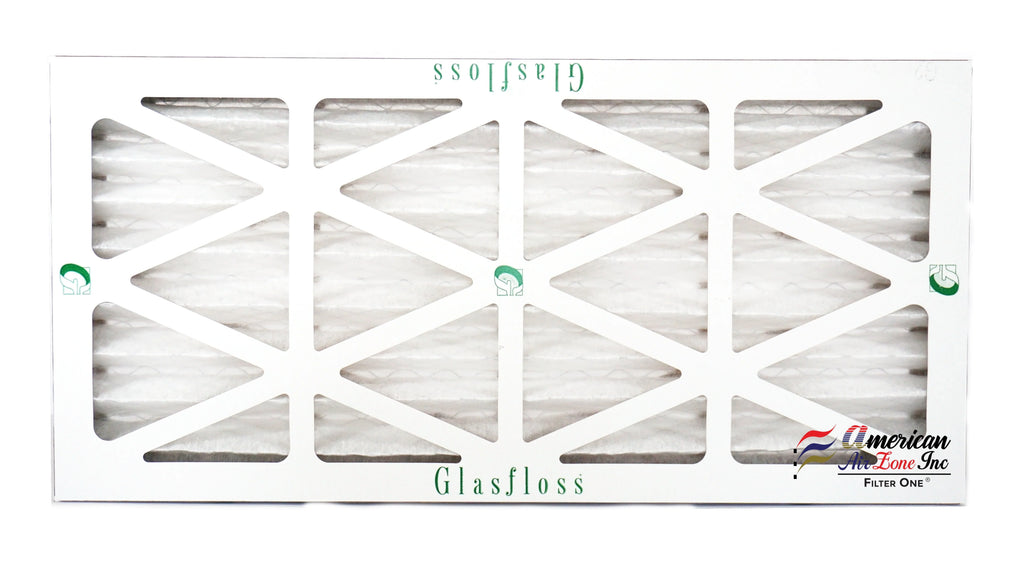 Glasfloss Air Filter 10x24x2 - 2"  10 - (Pack of 4) - Pleated  or  Air Filter - Furnace Air Filter - Home or Office - Made In The .