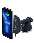 iOttie Velox MagSafe Compatible Magnetic Wireless Charging Dash & Windshield Mount, Black, Plastic