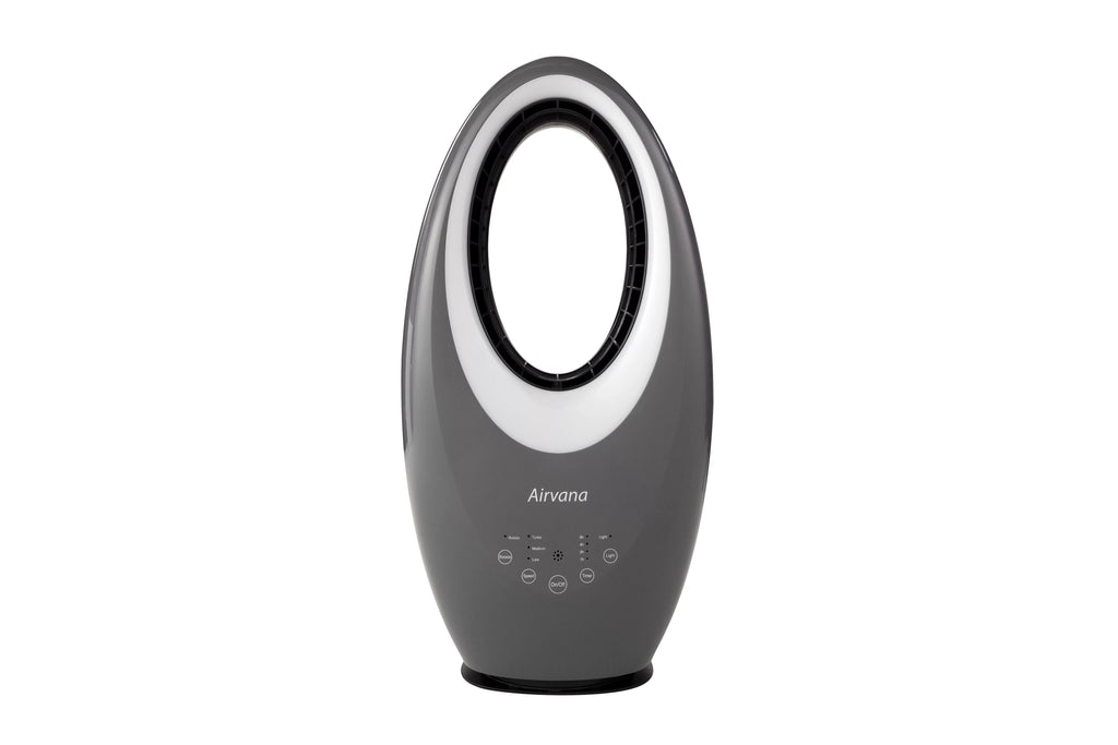 Airvana Bladeless Vortex Fan with Filter and Remote AV1700FAN- Gray