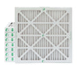 24x24x2  10 Pleated  Furnace Air Filters by Glasfloss Industries. ( 8 Pack ) Exact Size: 23-3/8 x 23-3/8 x 1-3/4