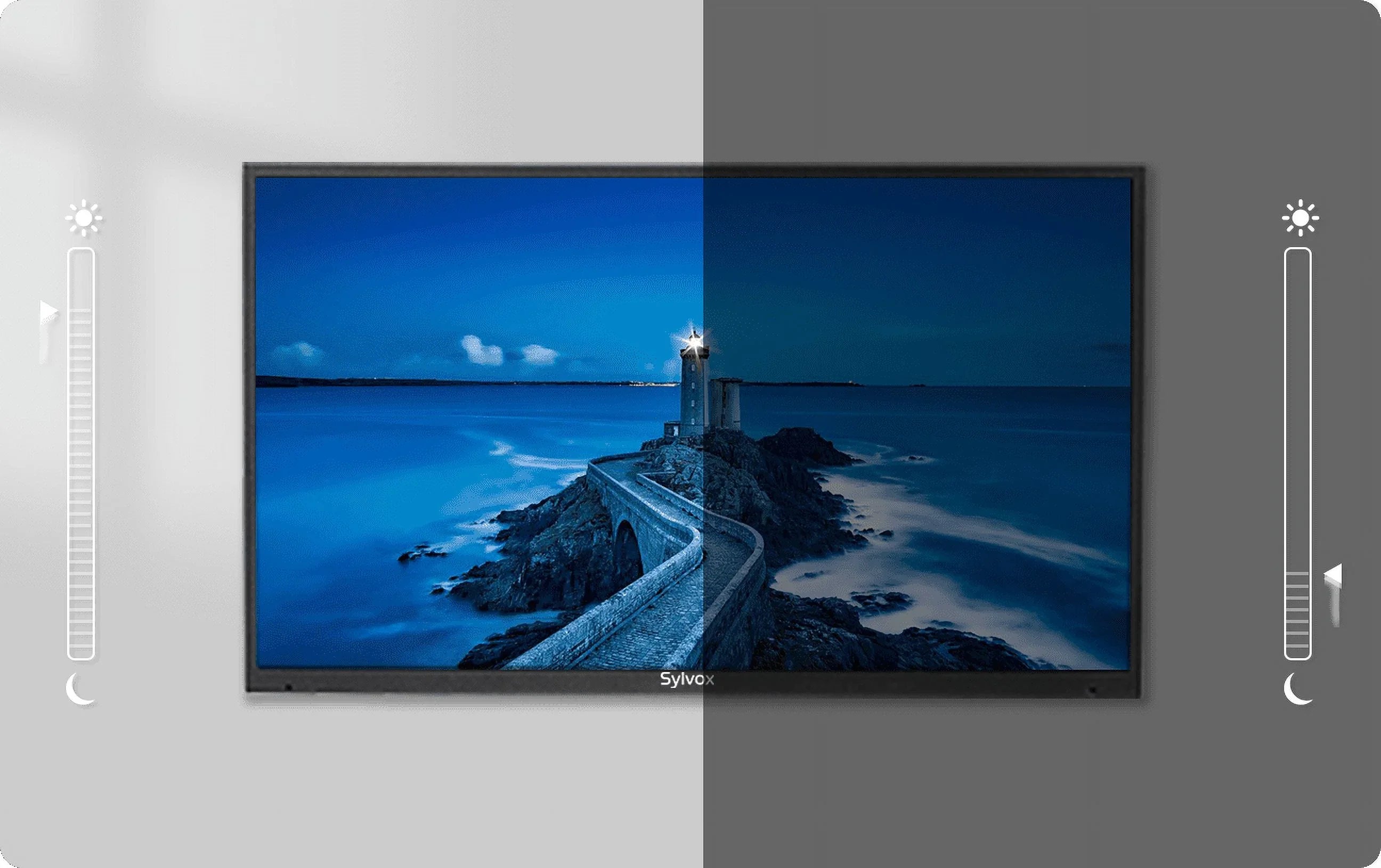 Restored  Outdoor , 55" Full Sun Outdoor Smart , 2000nits 4K  High Brightness, IP55 Waterproof Outside Television Built-in , Support WiFi Bluetooth Pool Series (Refurbished)