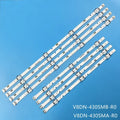 Strips for Samsung 2015SVS43  BN96-37294A 37295A BN96-38878A V8DN-430SMA-R0 UN43M5300 UN43J5200 UA43M5100 HG43NE470S UN43J5290 UN43M5300 UA43N5000 UA43N5300 UN43J5290