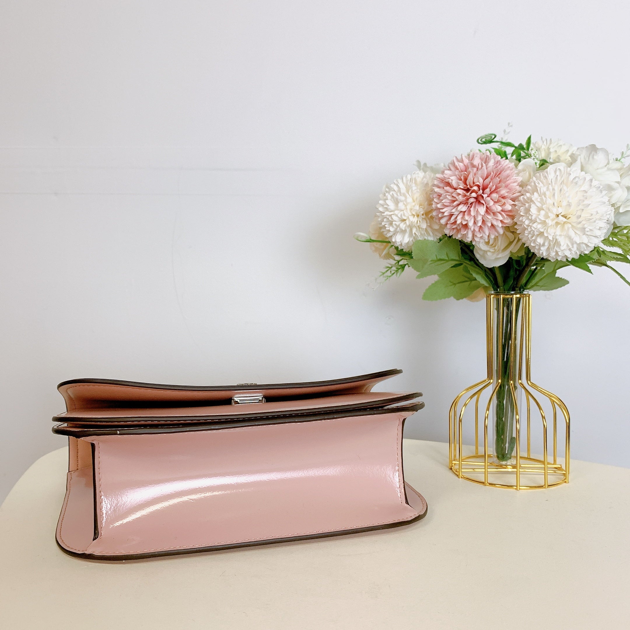 Tory Burch 149929 Emerson Top Handle Patent Leather Crossbody Bag