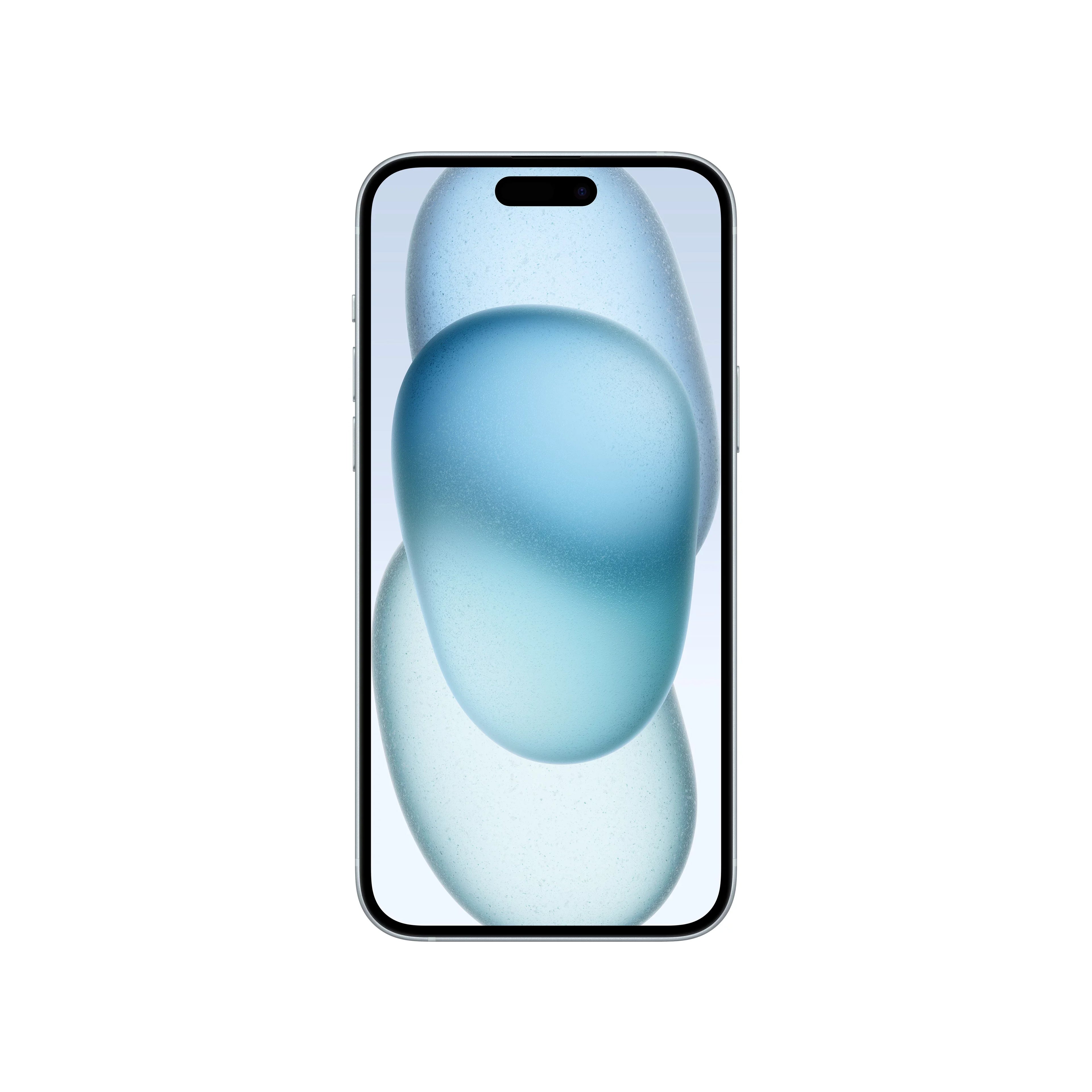 Straight Talk Apple iPhone 15 Plus, 128GB, Blue - Prepaid Smartphone