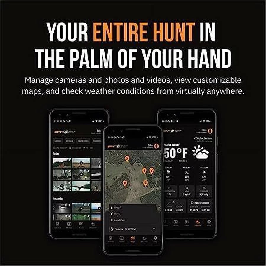 Flex-S Solar Cellular Trail Camera Integrated Solar Panel,  Connectivity, 100-foot Flash/Detection Range, Internal Battery, Optional Battery Backup + Steel Reinforced Strap
