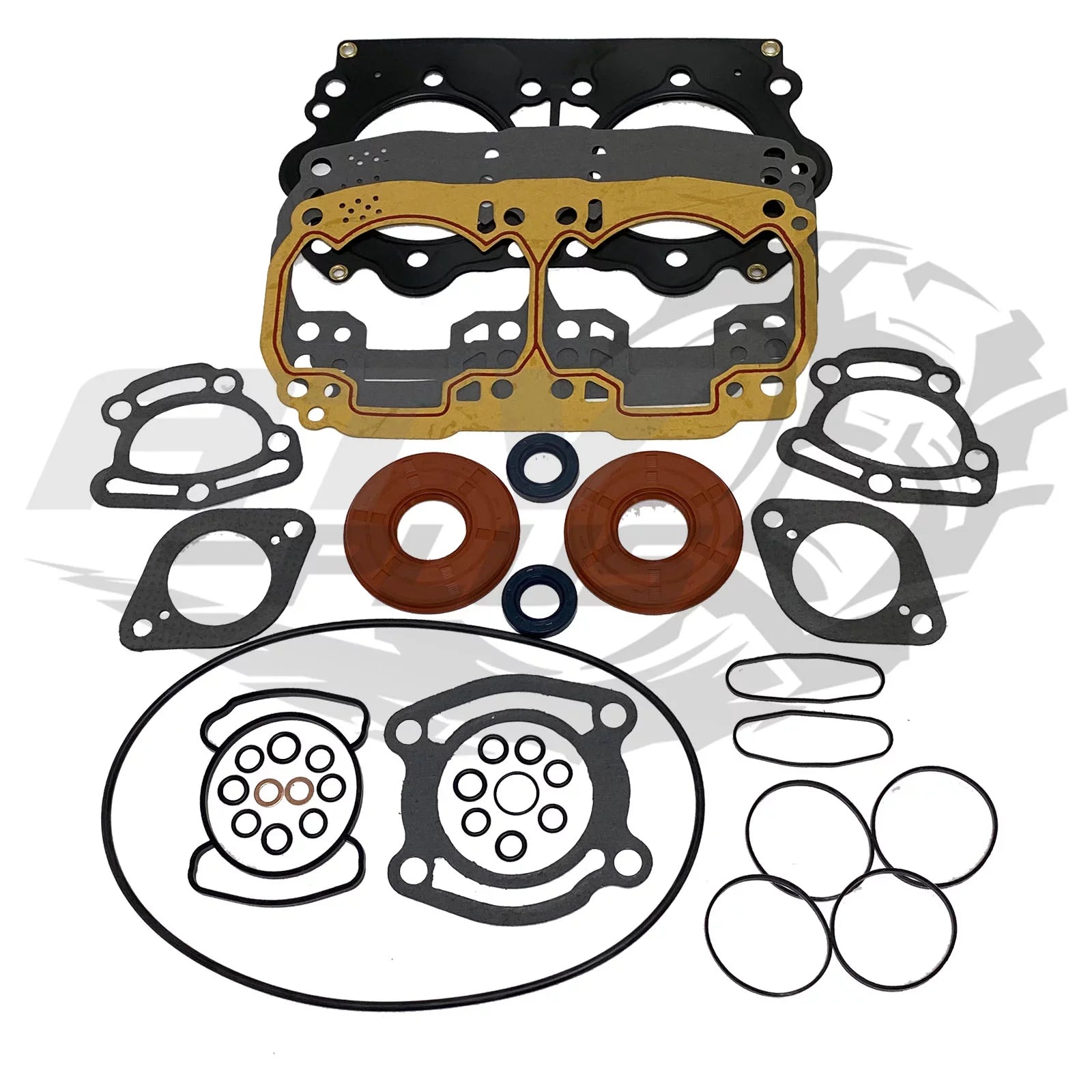SeaDoo 947 951 Carb Full Complete Engine Rebuild Gasket Crank Seal & O-Ring Set Kit Fits       (See ad for exact model & year fit)