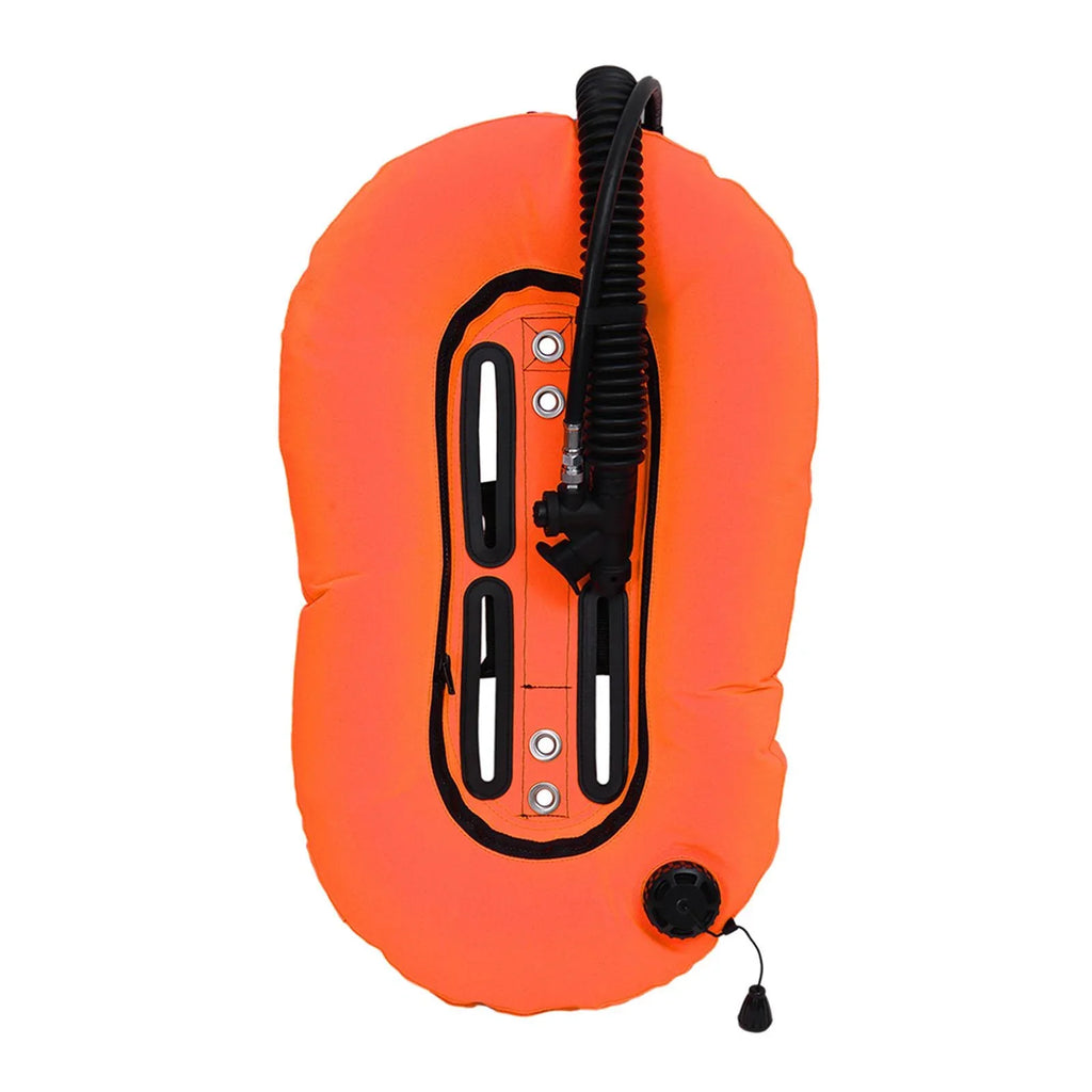harayaa Diving Snorkeling Donut Wing Single Tank Scuba  Set for Freediving Diving Orange