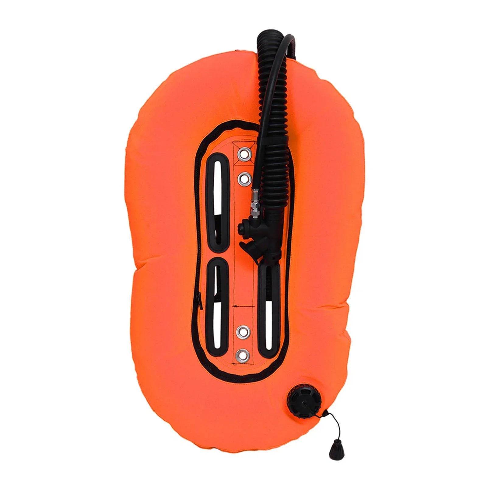 harayaa Diving Snorkeling Donut Wing Single Tank Scuba  Set for Freediving Diving Orange