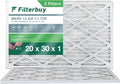 Filterbuy 20x30x1  13 Pleated   Furnace Air Filters (2-Pack)