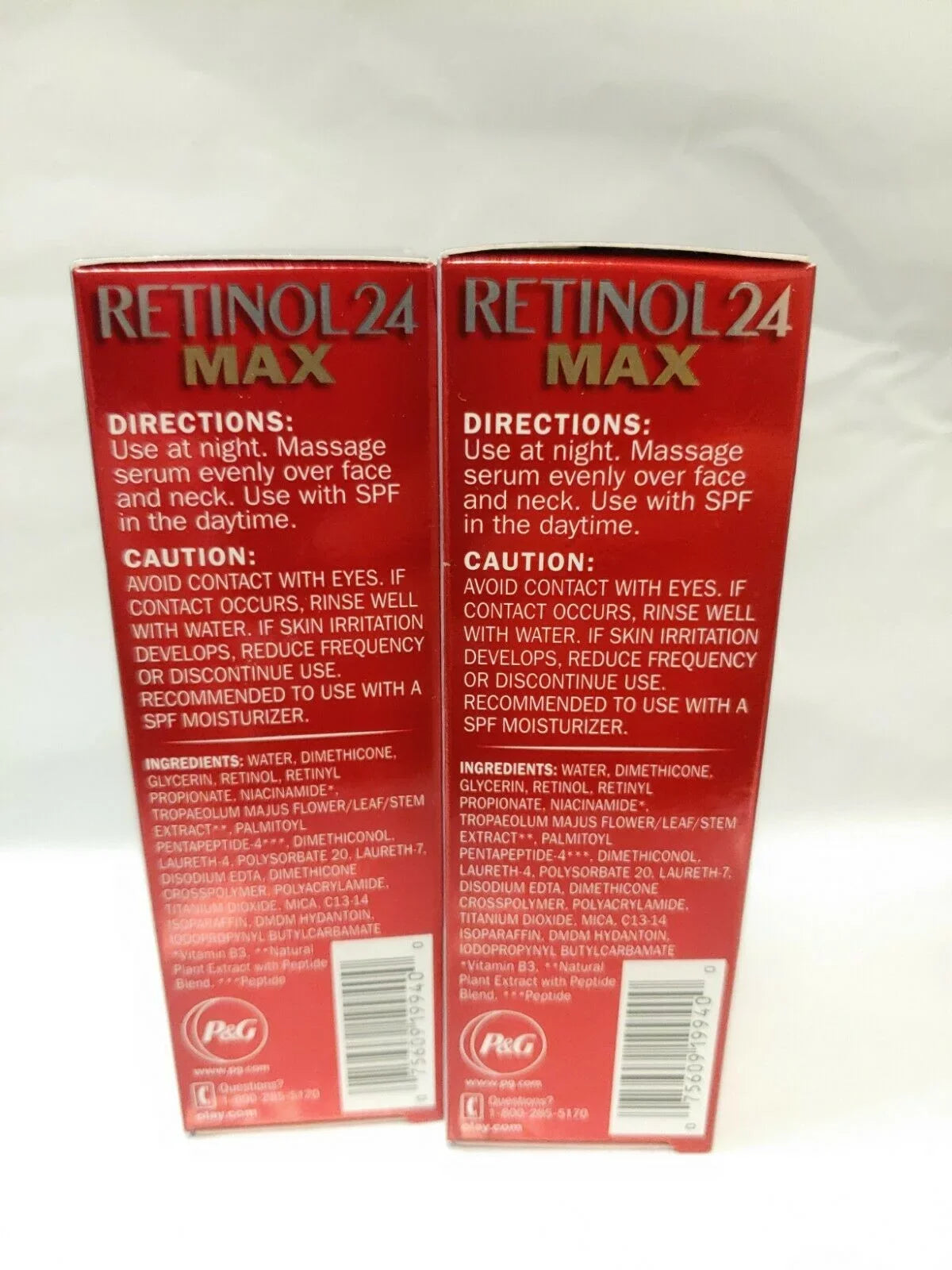 2 Olay Regenerist Retinol 24 Night Serum  Fragrance Free 1.3 oz, #9400