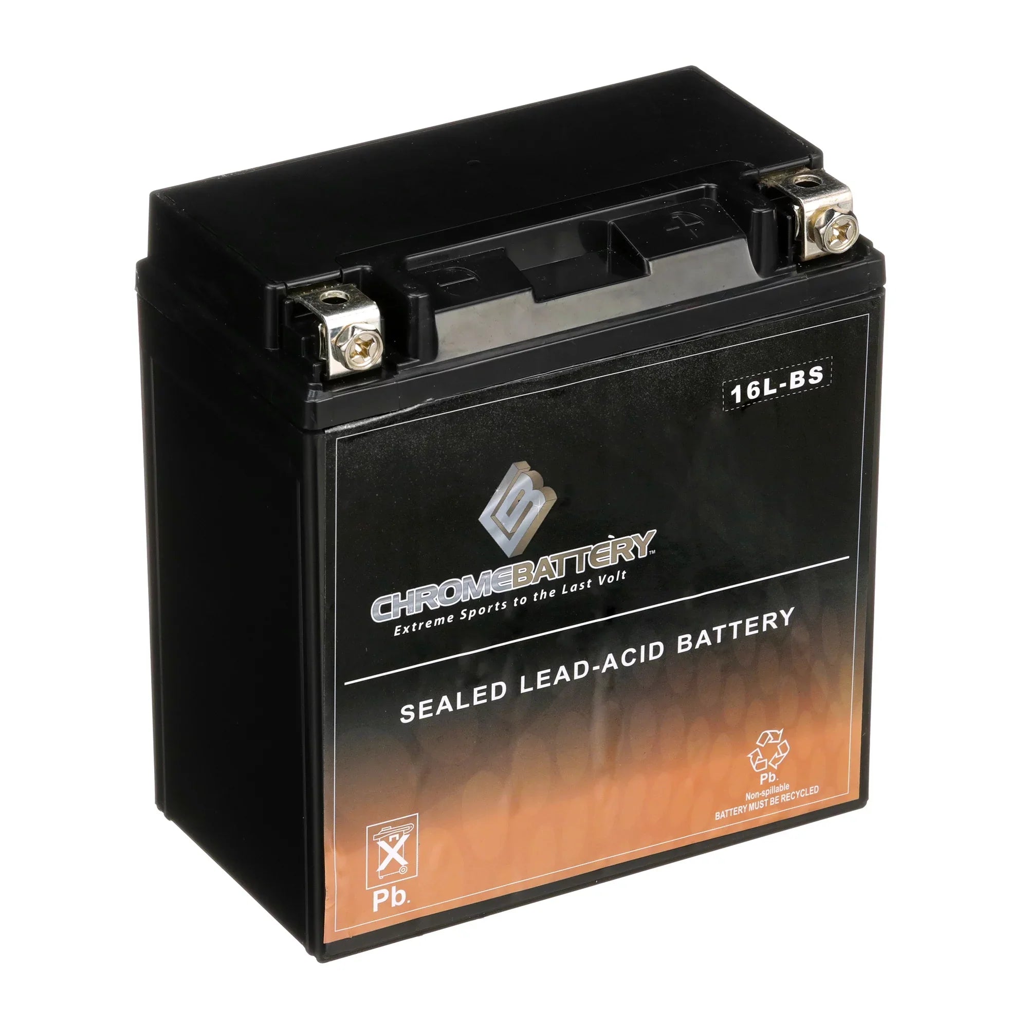 Chrome Battery YTX16L- (16L- 12 Volt,14 Ah, 230 ) Jet Ski Battery for Kawasaki 650cc Jf650 X2 1987