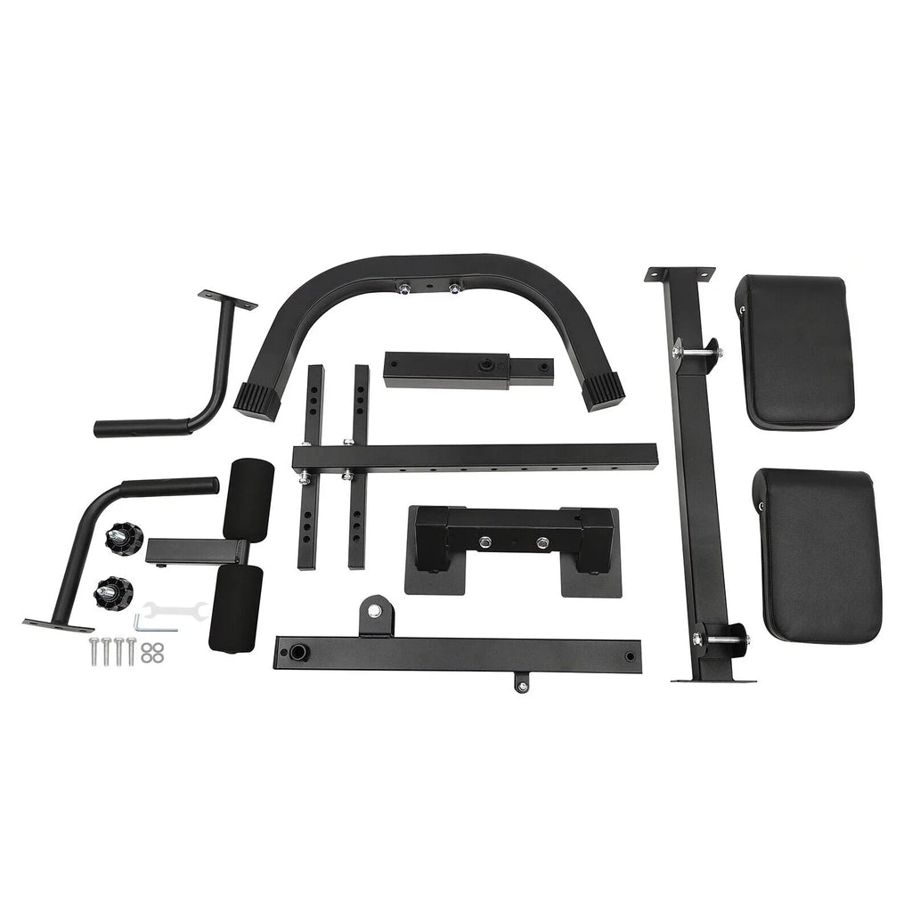 Multi-Functional Bench Roman Chair Back Extension Machine, Adjustable Hyperextension Bench - Hamstring Black 40.55*27.55*44.48 in