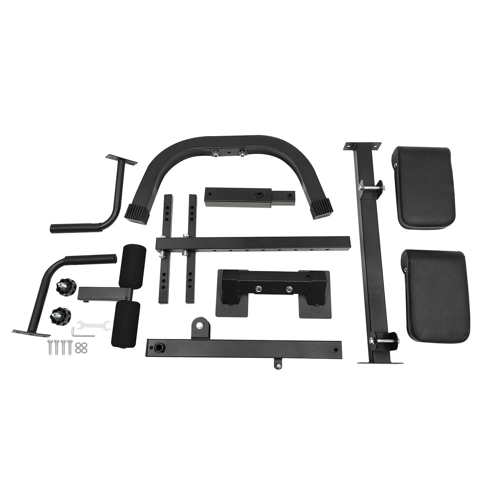Multi-Functional Bench Roman Chair Back Extension Machine, Adjustable Hyperextension Bench - Hamstring Black 40.55*27.55*44.48 in