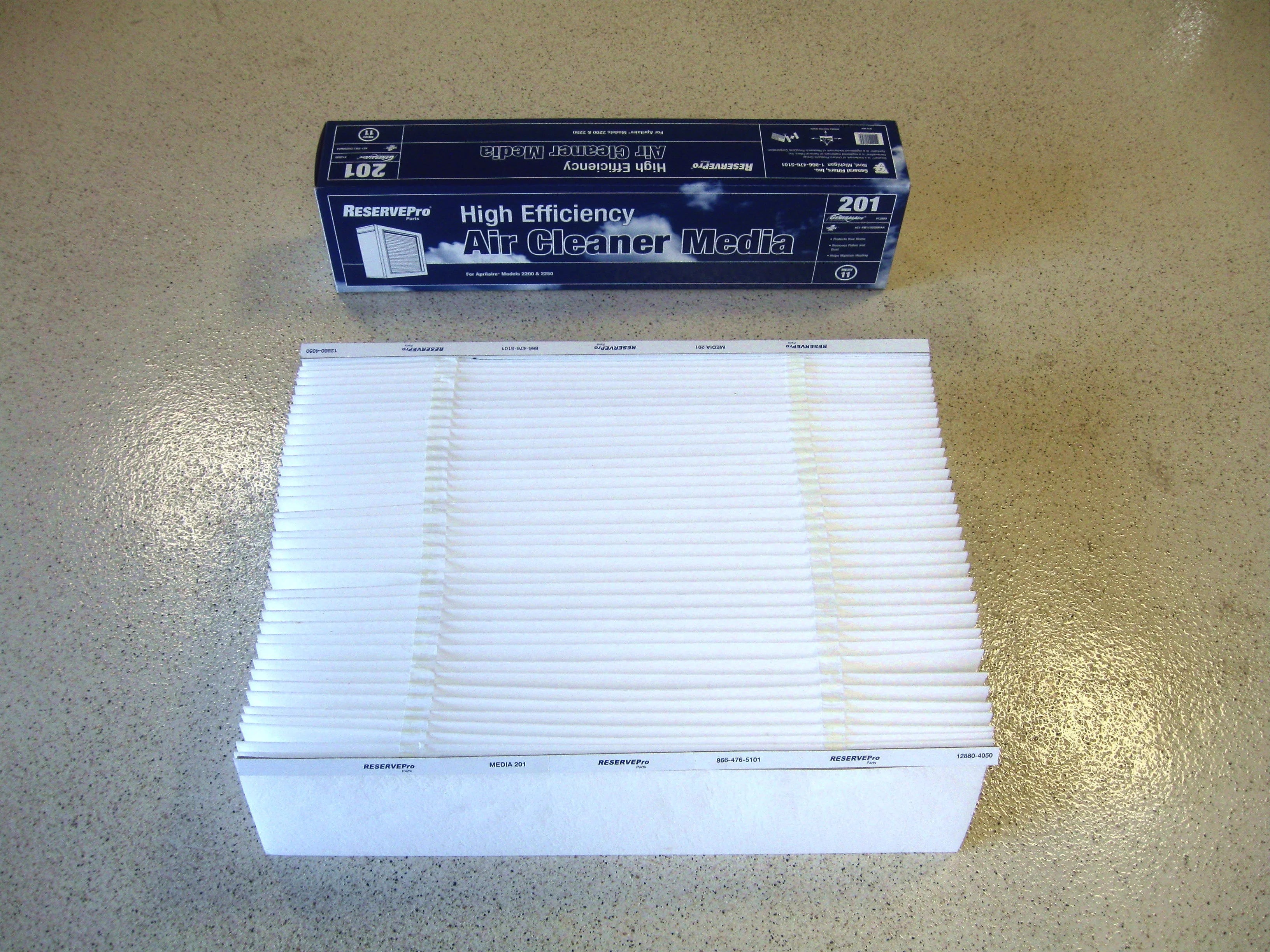 Generalaire 4050 12880 MERV11 Replacement Media Air Filter For Aprilaire 201