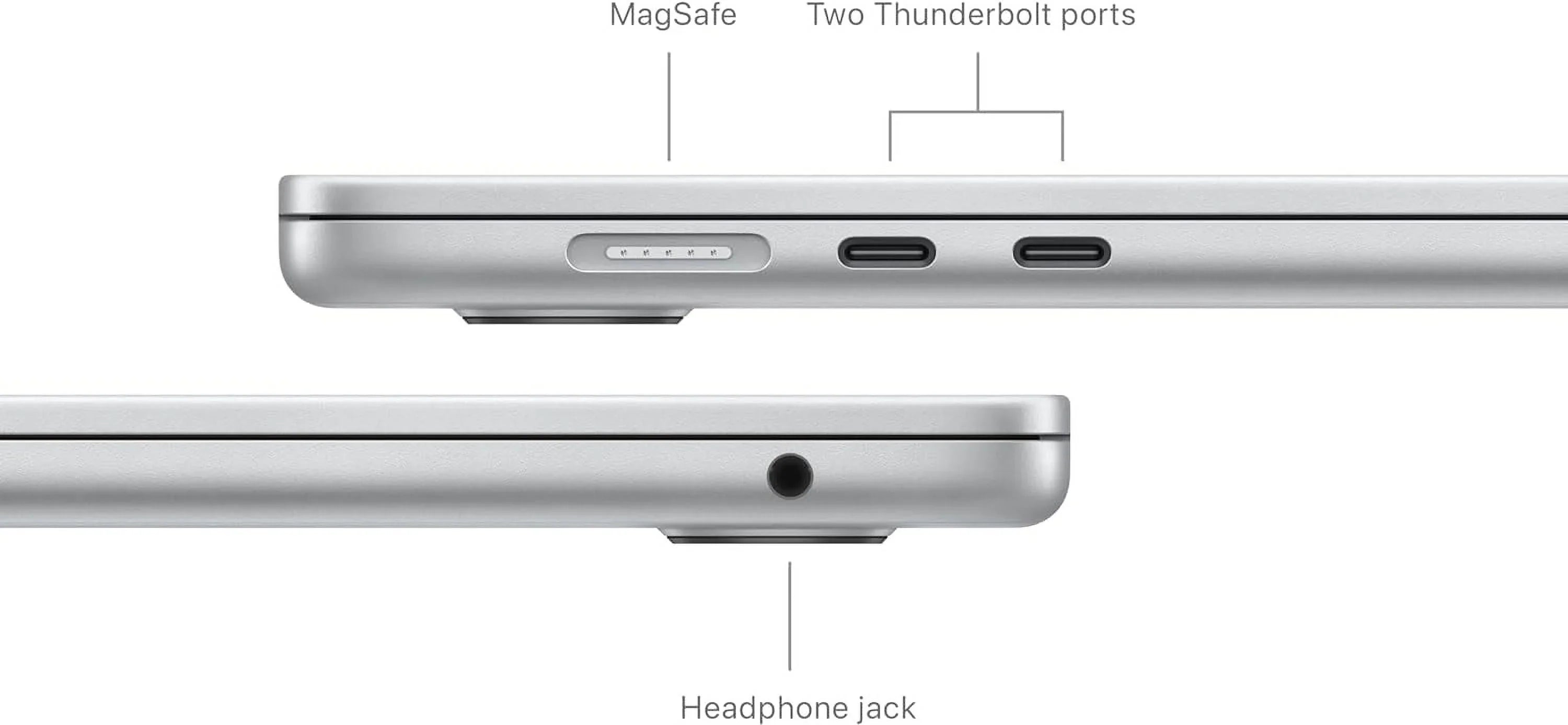 2024 Laptop_MacBookAir 15" M3with 8-core  and 10-core , 8GB, 256GB  - Silver - Spanish Keyboard