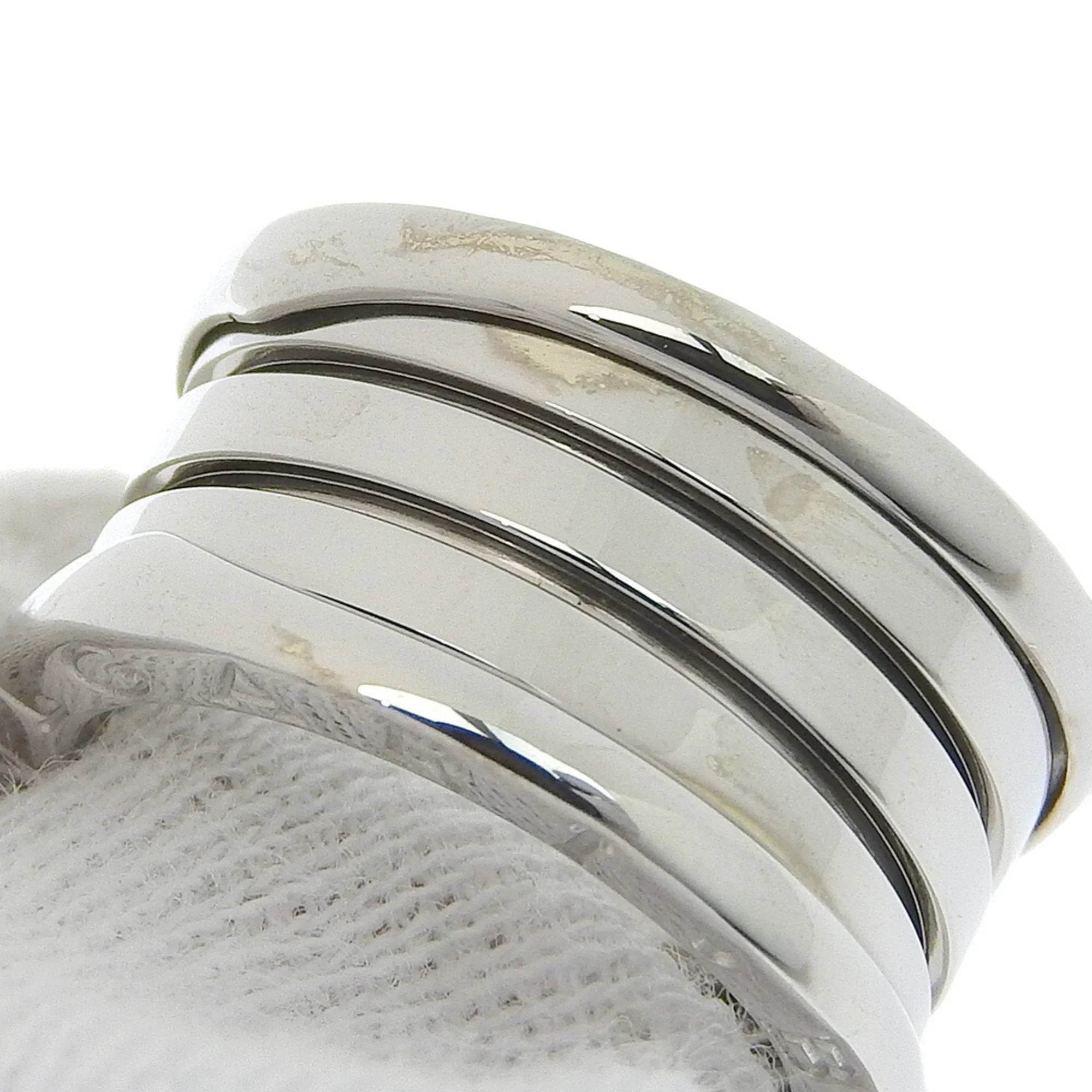 Pre-Owned Bulgari  B-zero1 Ring B-zero One K18 White Gold Approx. 9.3g Women's I220823086 (Good)
