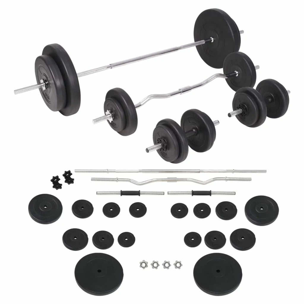 Andoer parcel,Barbell And Dumbbell And Dumbbell Set 198.4 Lb SetBalcony Table And Chairs Workout Fitness Fitness Women Men Workout Free Barbell Set Barbell Set Women Plate Set Adjustable