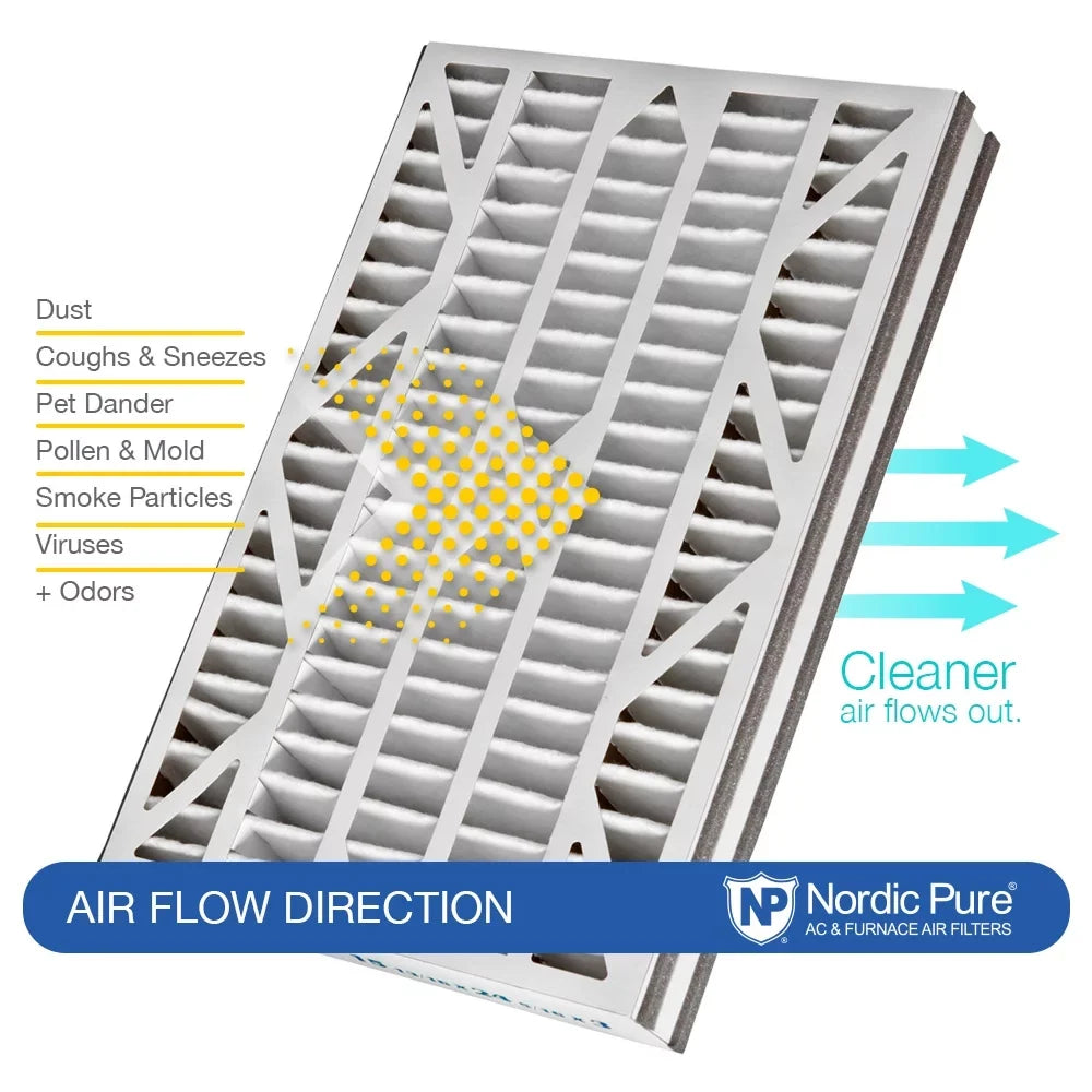 Air Bear Cub 16x25x3 Air Filter Replacement  15 Plus Carbon 7 Pack