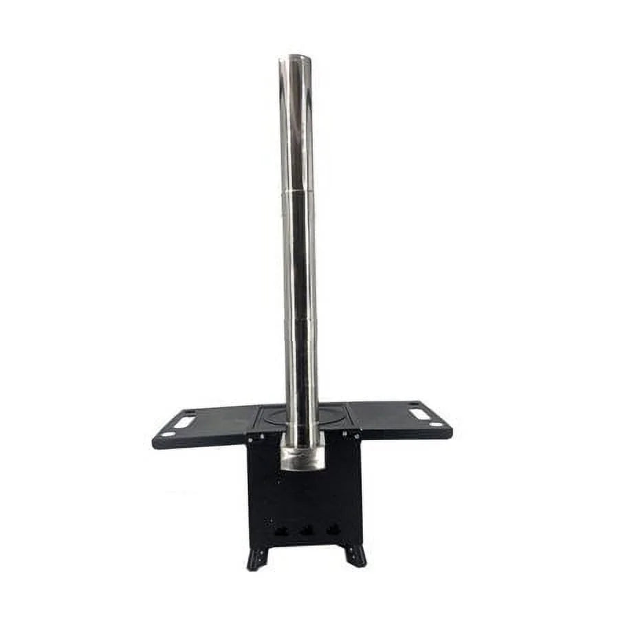 Portable Outdoor Wood Stove with Chimney Pipe, Cooking Heating Tool for Camping & Wild Survival