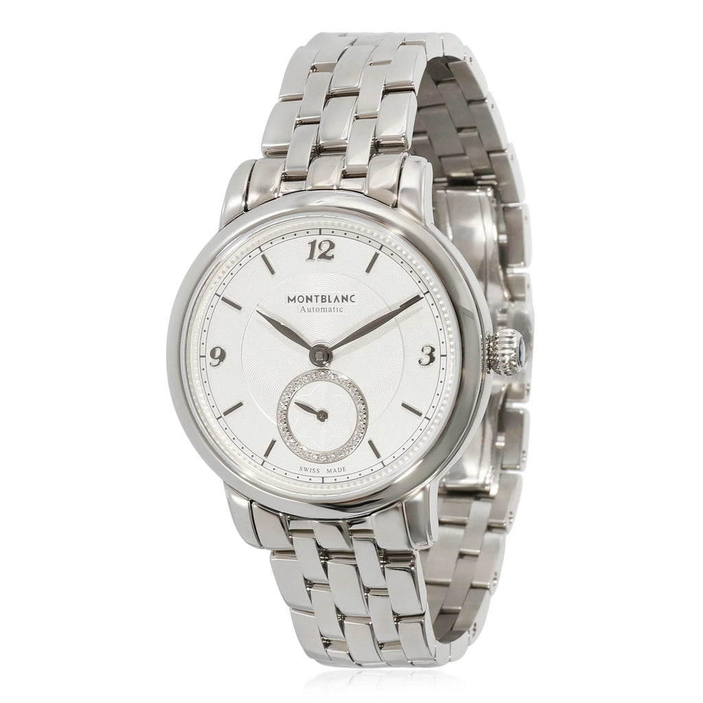Montblanc Star Legacy 7470  118535 Women's Watch in  Stainless Steel Pre-Owned