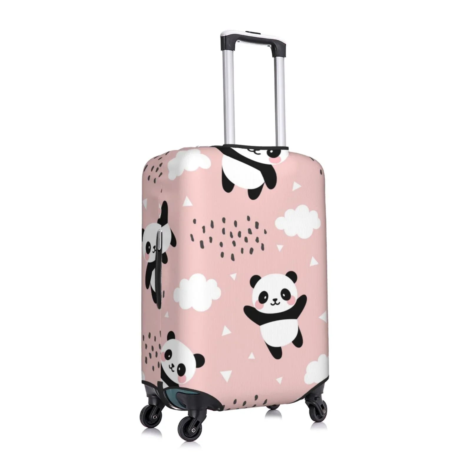 Bingfone Panda Flying In The Sky Between Clouds And Star Luggage Cover Washable Suitcase Cover Protector Anti-Scratch Suitcase Cover Fits 18-32 Inch Luggage