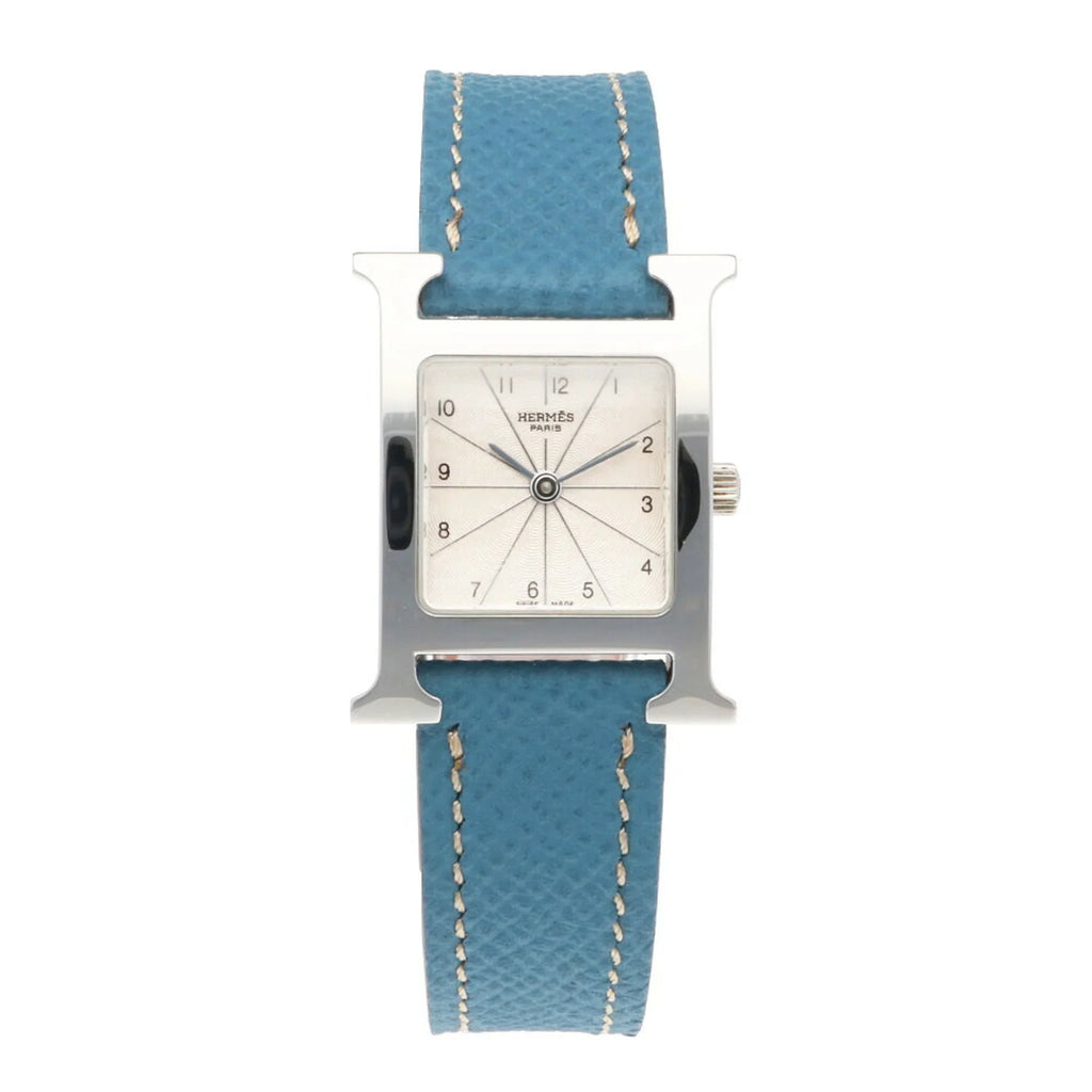 Pre-Owned Hermes H Watch Stainless Steel HH1.210 Quartz Ladies  (Good)