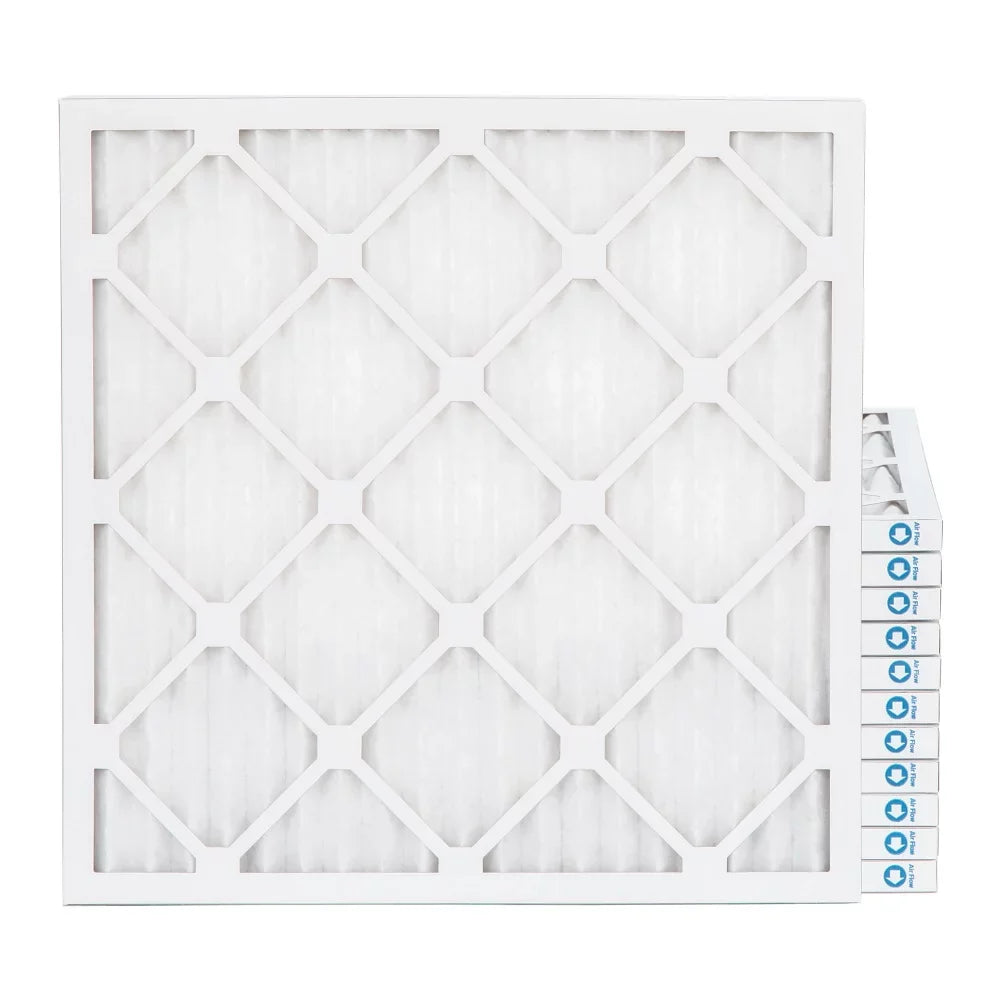 20x20x1  11,  1000 Pleated  Furnace 1" Air Filters by Pamlico. Case of 12. Actual Size: 19-1/2 x 19-1/2 x 3/4