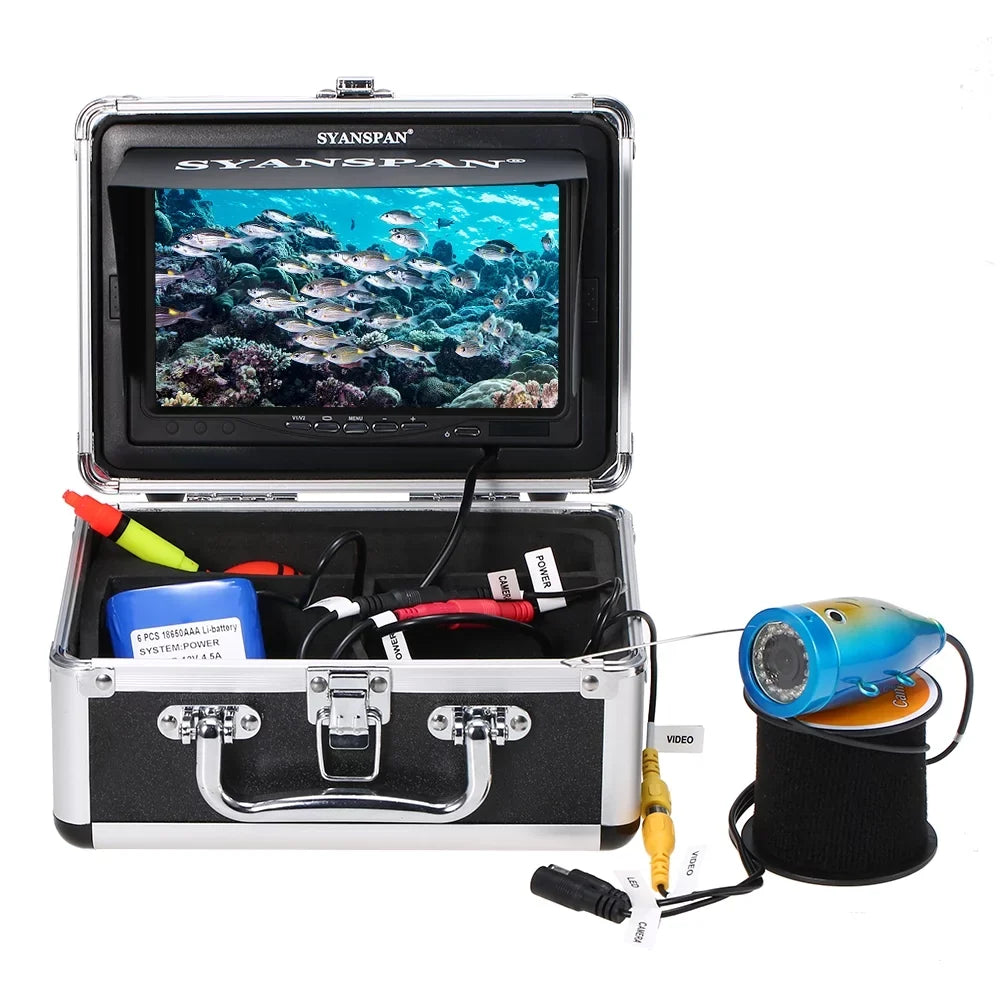 Fishing Camera,Ice Lake Boat Ir Leds Fish 7" InchWaterproof Camera Kit Portable 7" Inch 24pcs Infrared Ir Fish Ice Lake Inch1000tvl Camera Kit 24pcs Infrared Ir Leds Koeb