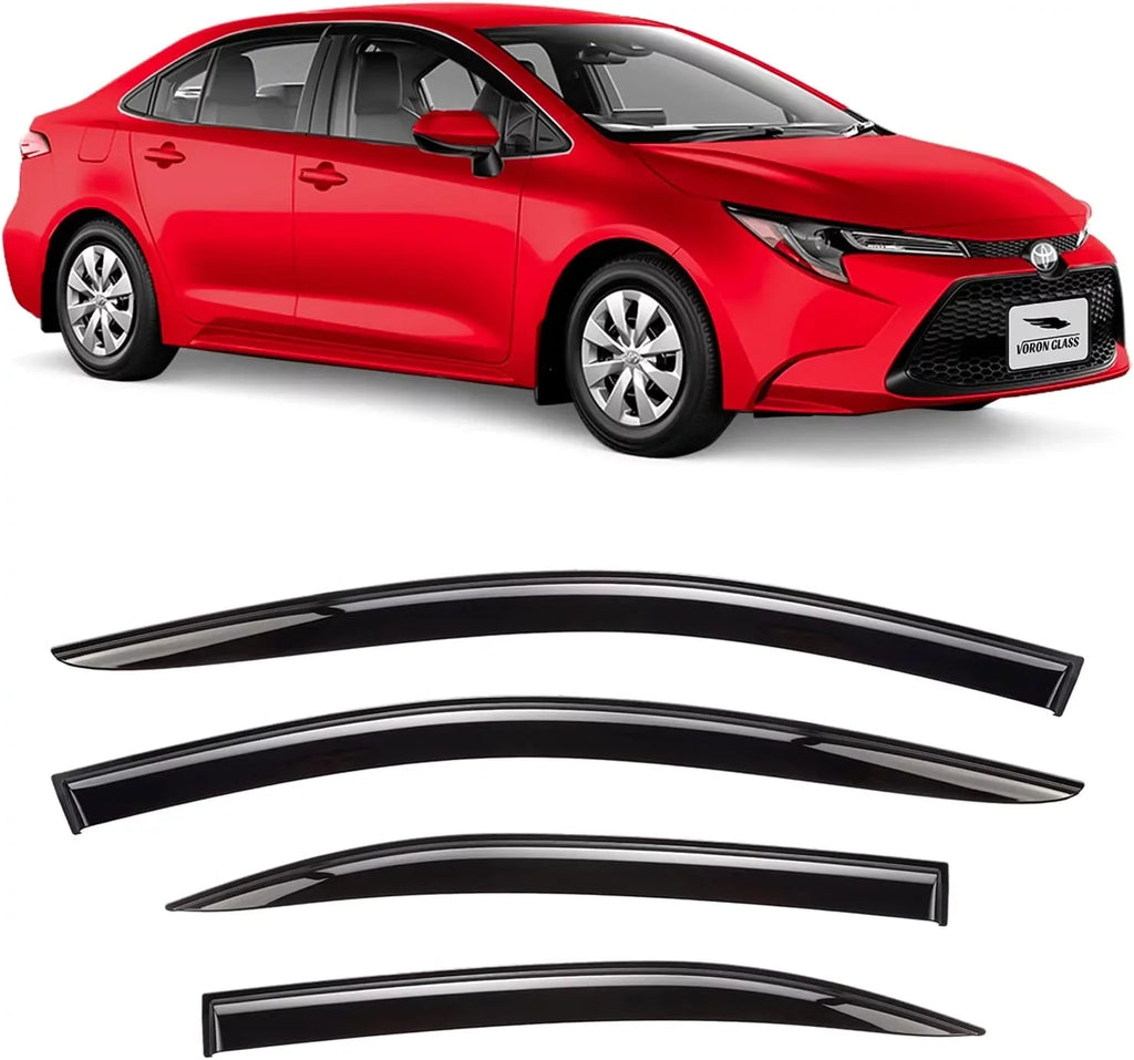 Goodyear Shatterproof Window Deflectors for Ram ProMaster 2014-2024, Tape-on Rain Guards, Window Visors, Vent Deflector, Vent Visor, Car Accessories, 2 pcs - GY008711