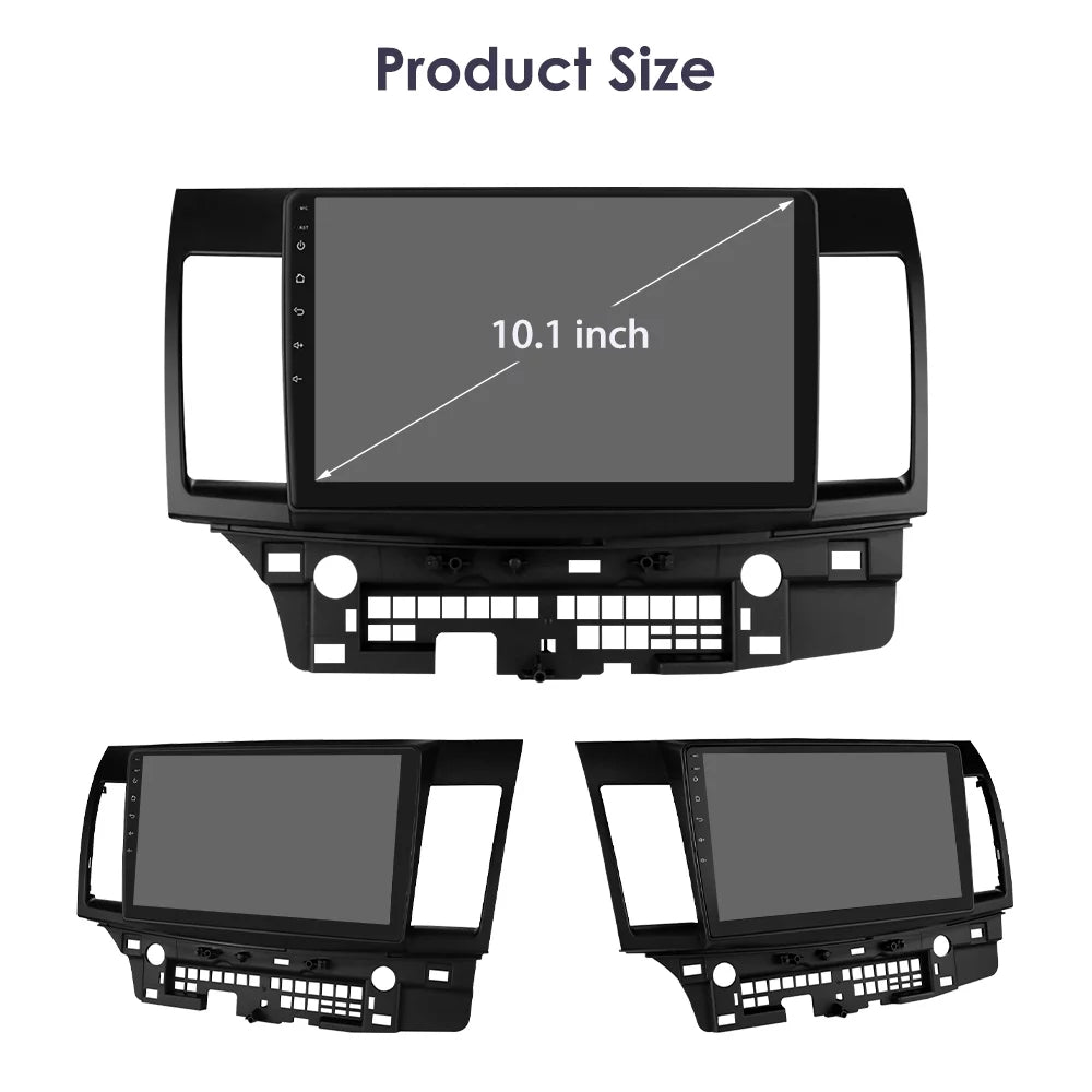 10.1" Android 12  Navigation 2+32GB Car Stereo Radio Head Unit Carplay For Mitsubishi Lancer 2007-2012