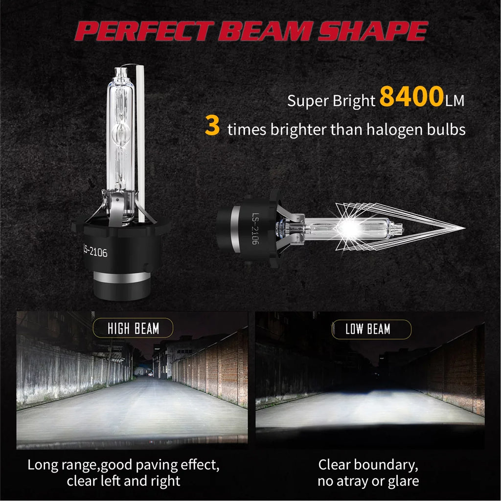 D4S  Headlight Bulbs for Mazda -5 2018 H11 H8 Led Fog Lights 4pcs