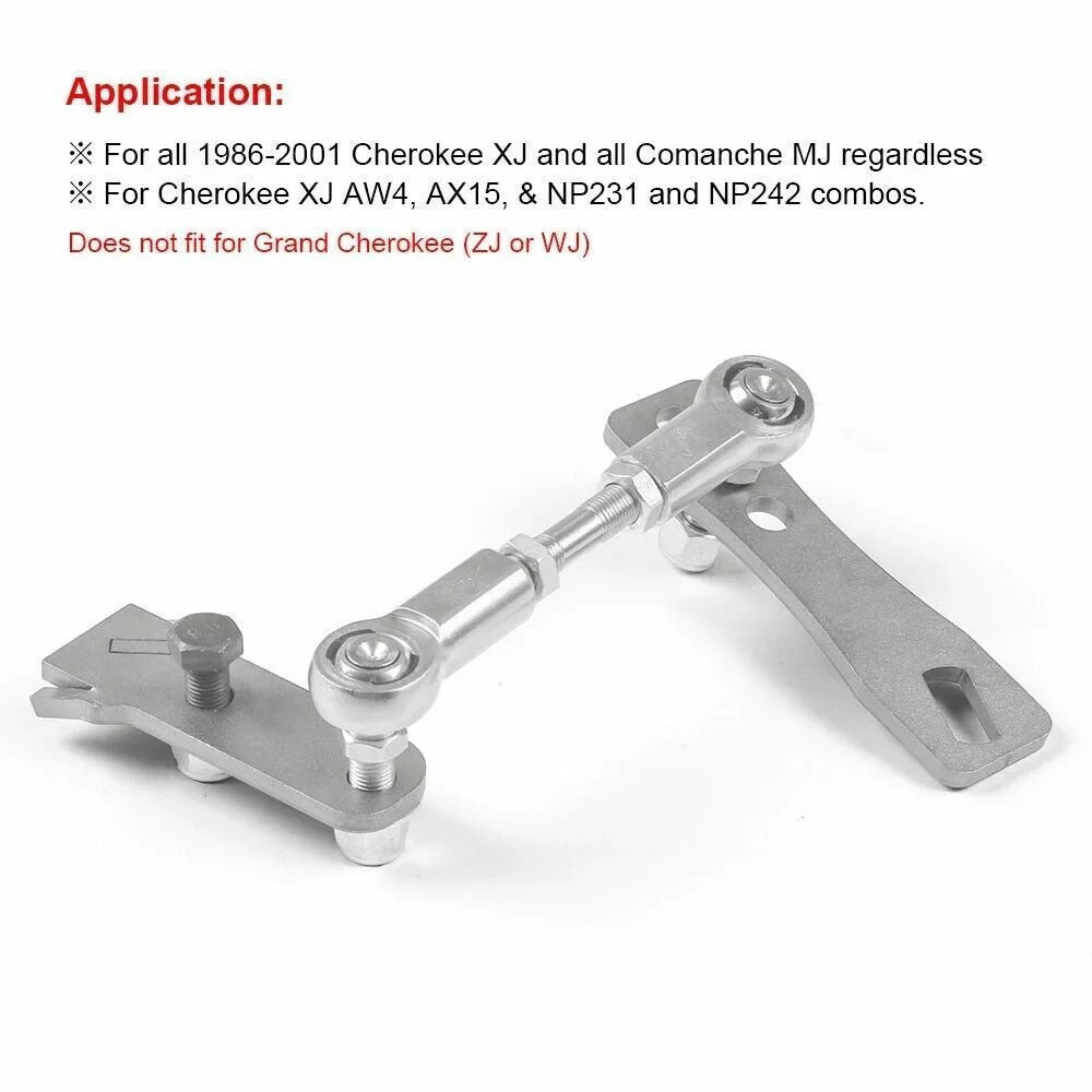 Transfer Case Linkage Kit Fits for Jeep Cherokee   1986-2001  Stock