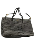 Victoria's Secret Victoria Carryall Tote Hand Bag Black Logo