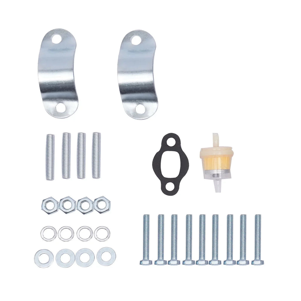 100cc 4 Stroke Bicycle Motor Kit Motorized Bicycle Engine Kit Single Cylinder Petrol Gas Motor Engine Kit, 44 Tooth Chain -156F