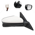 Right Side Mirror Power Heated View Camera Fit 2016-2020 Honda Civic Sedan White