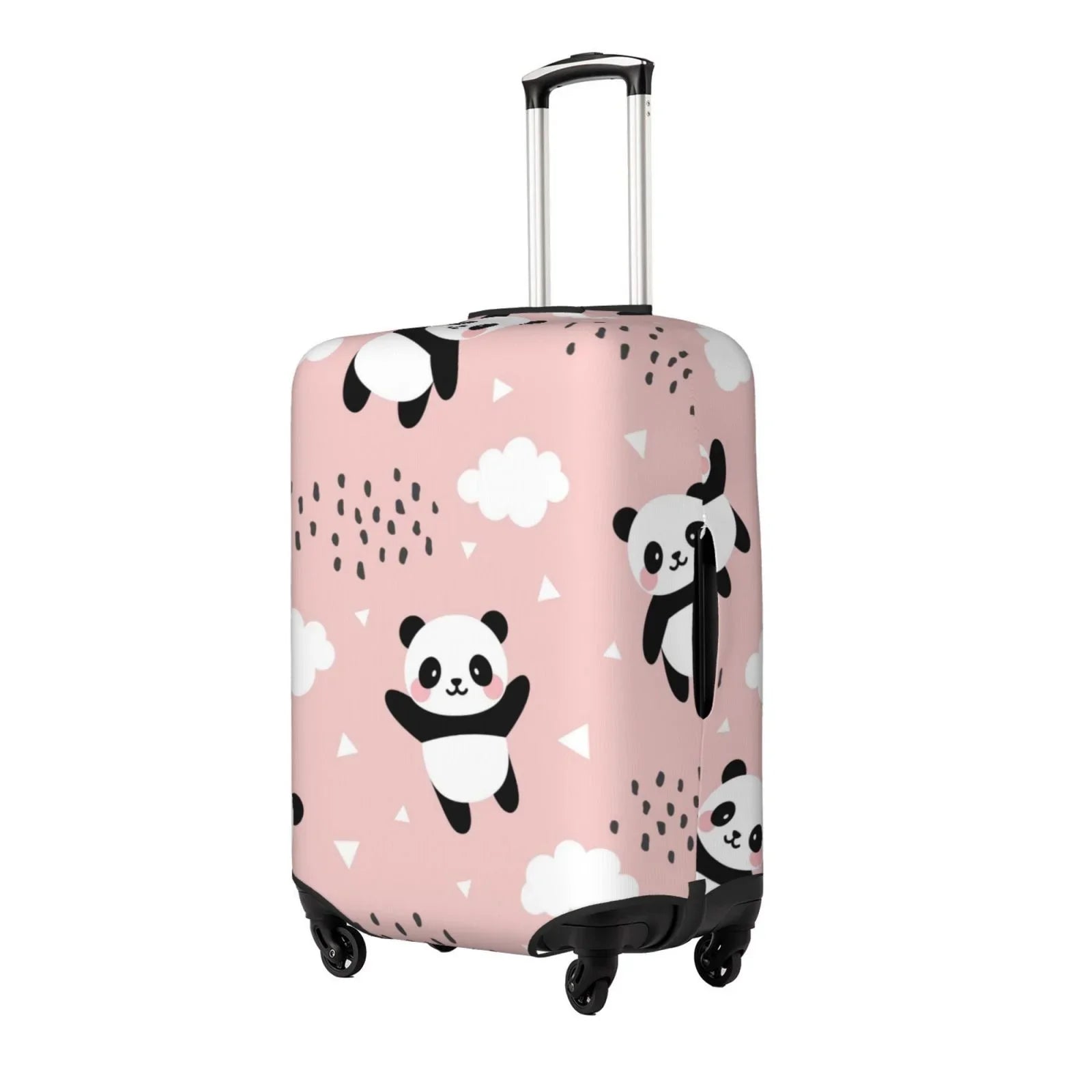 Bingfone Panda Flying In The Sky Between Clouds And Star Luggage Cover Washable Suitcase Cover Protector Anti-Scratch Suitcase Cover Fits 18-32 Inch Luggage