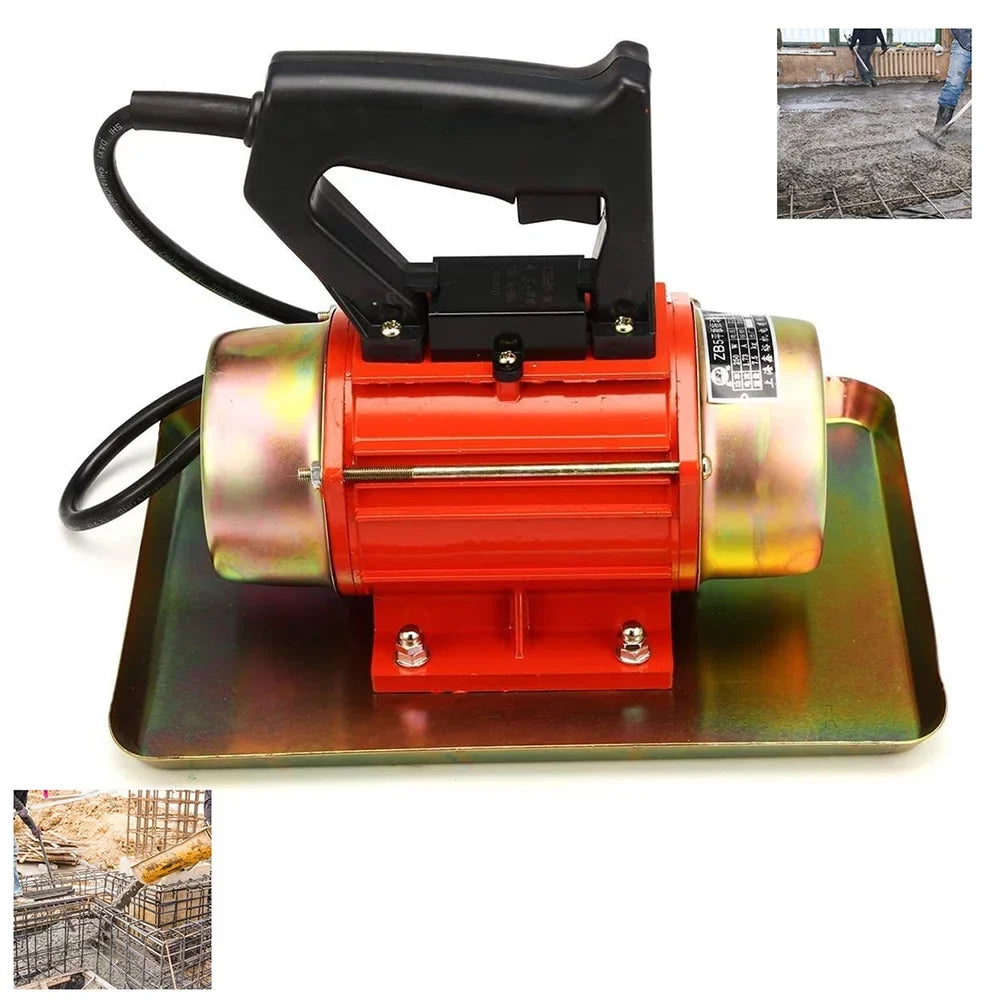 PreAsion Portable Handheld Cement Vibrating Machine Troweling Concrete Vibrator Concrete Flat Plate Vibrator 220V 250W