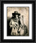 Rembrandt 2x Matted 20x24 Black Ornate Framed Art Print 'Clement de Jonghe Printseller'