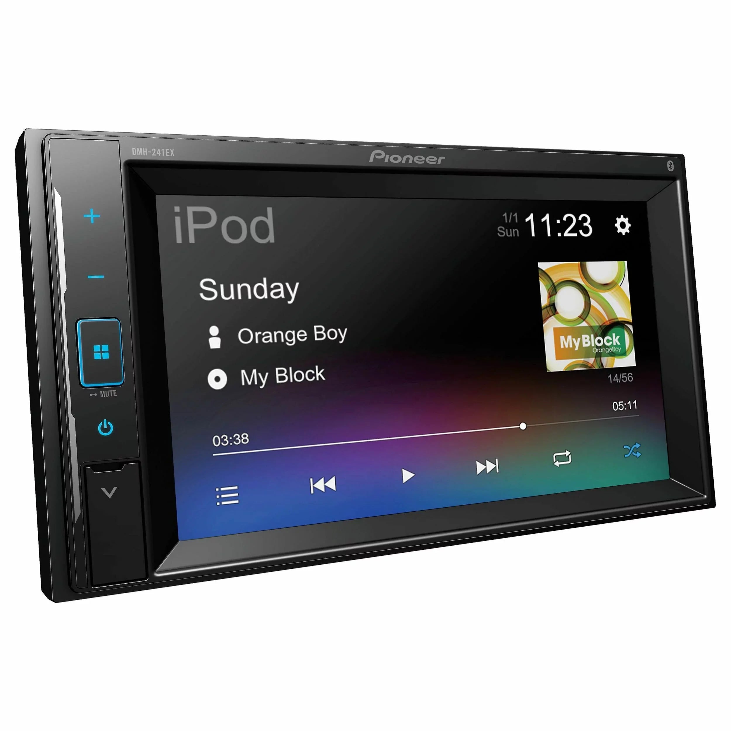 Pioneer -241EX 6.2 inch Touchscreen, Bluetooth Digital Media Receiver - Black