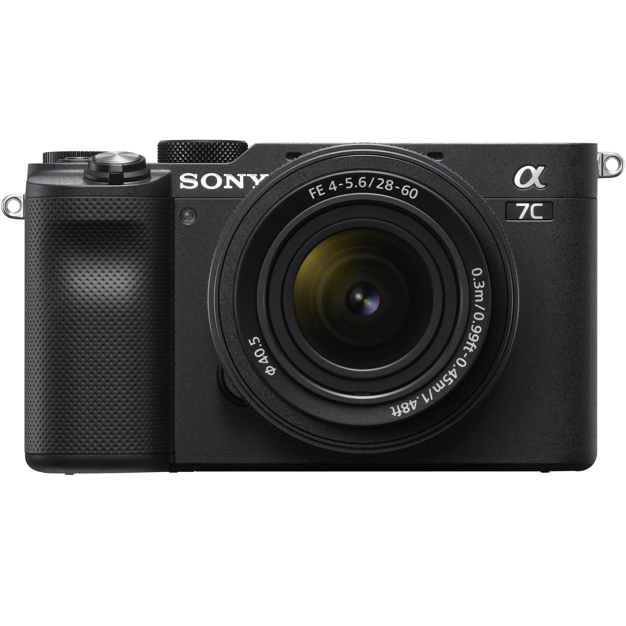 Sony a7C Mirrorless Full Frame Camera Body with 28-60mm F4-5.6 Lens Black ILCE7CL/B Bundle + Vlogger Kit ACCVC1: -VPT2BT Shooting Grip w. Wireless Remote + 2x Battery + Deco Gear Bag & Accessories