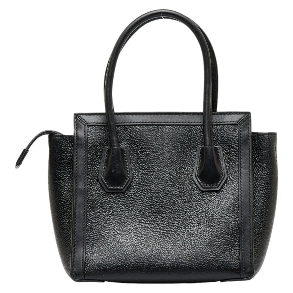Pre-Owned Michael Kors Mercer Studio Woven Handbag Shoulder Bag Black Leather Patent Women's (Good)