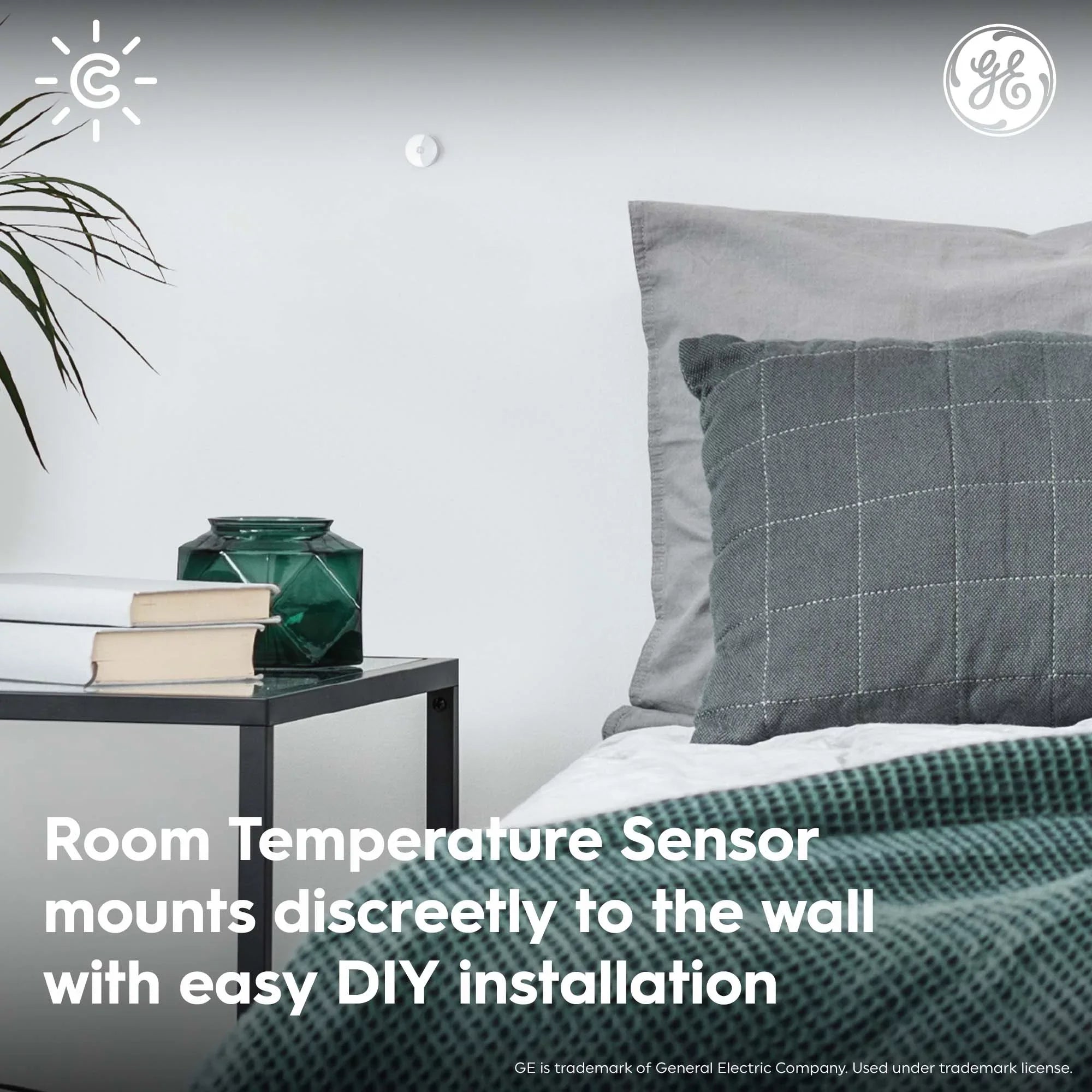 Smart Temperature Sensor, Thermostat Sensor, Humidity Sensor, Works with  Smart Thermostat (Sold Separately), Set Schedules in  App (1 Pack)