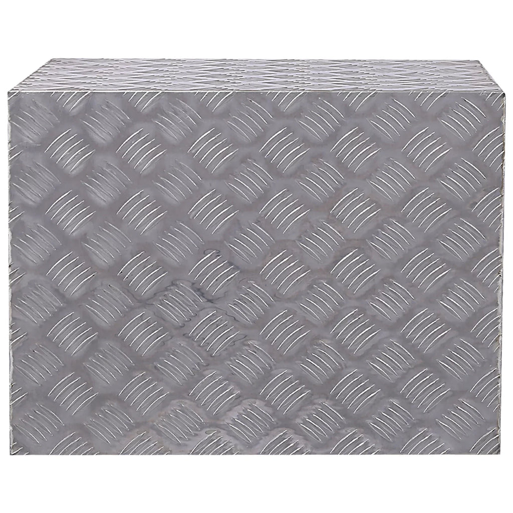 24" Aluminum Tool Box, Truck Bed Tool Box, Outdoor Trailer Pickup Storage Tool Box,  Storage Organizer, Underbody Box w/ Lock Keys, Silver