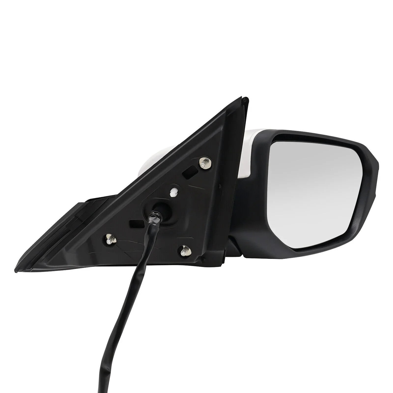Right Side Mirror Power Heated View Camera Fit 2016-2020 Honda Civic Sedan White