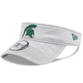 Men's New Era Gray Michigan State Spartans Logo Adjustable Visor -
