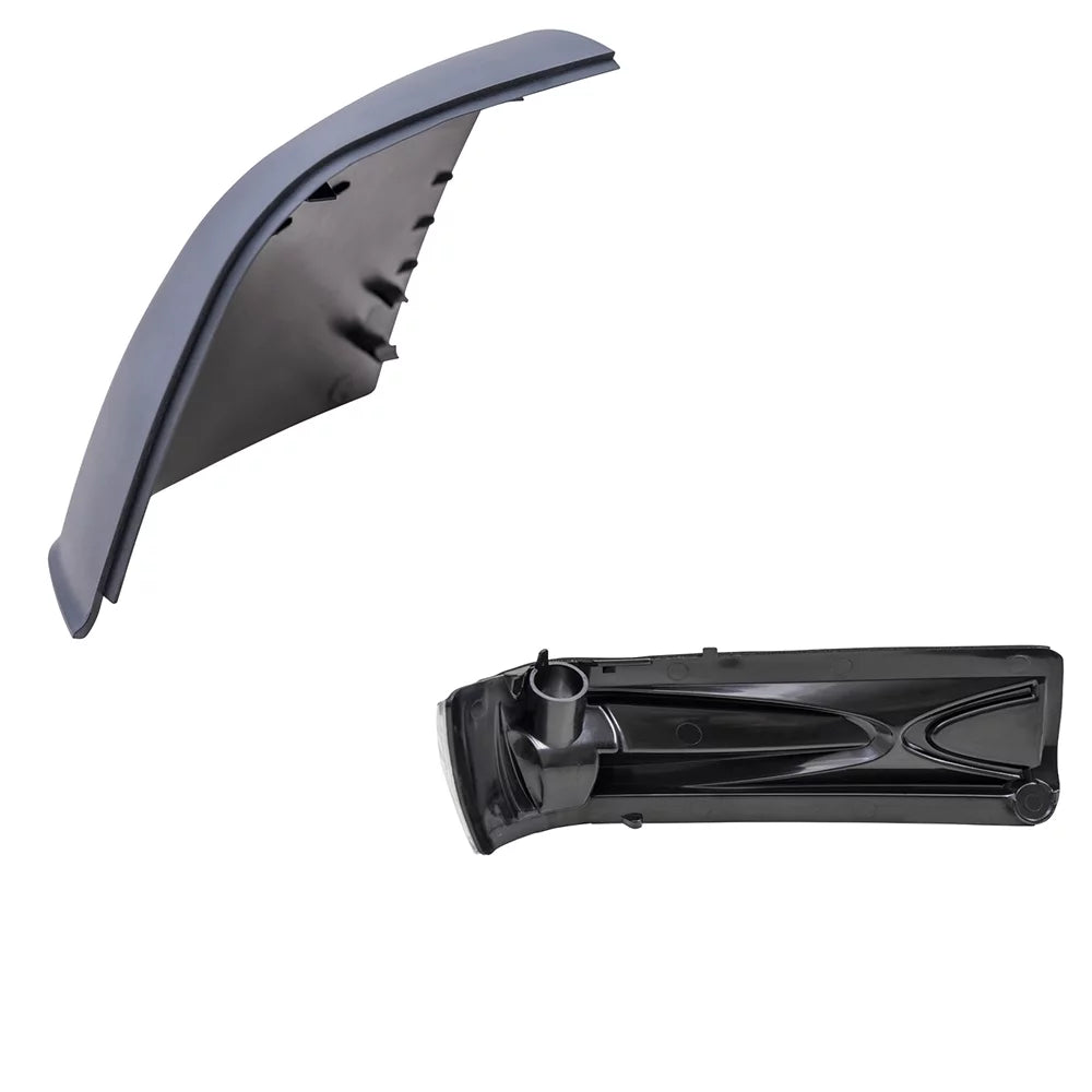Brock Aftermarket Replacement Driver Left Door Mirror Cover Paint To Match Gray And Turn Signal Light Set Compatible With 2015-2021  Promaster City /Tradesman