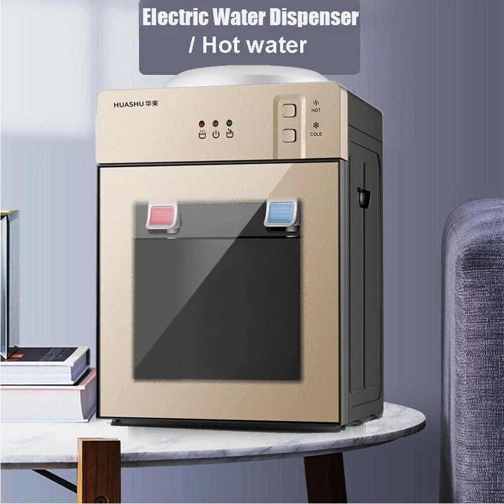 5 Gallon Electric Hot Cold Water Dispenser Top Loading Stainless Steel for Home Office