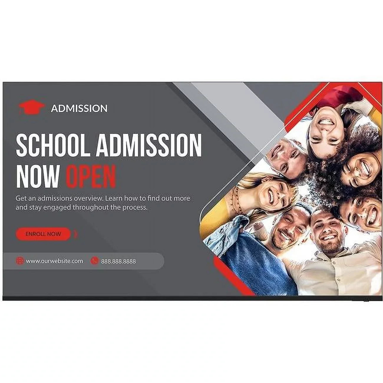 Sharp 43  CommTV Digital Signage Display